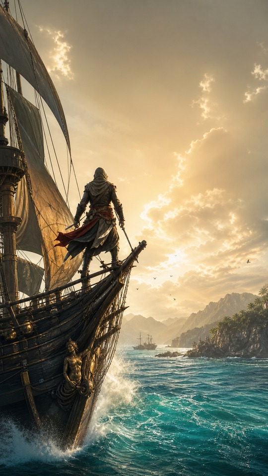 Assassin Creed Black Flag Resynced - Cinematic 4K Wallpaper