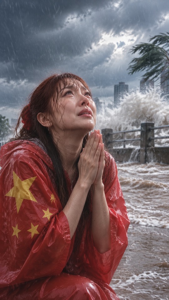Fanny Liu Le-yan Typhoon Prayer - 4K Wallpaper