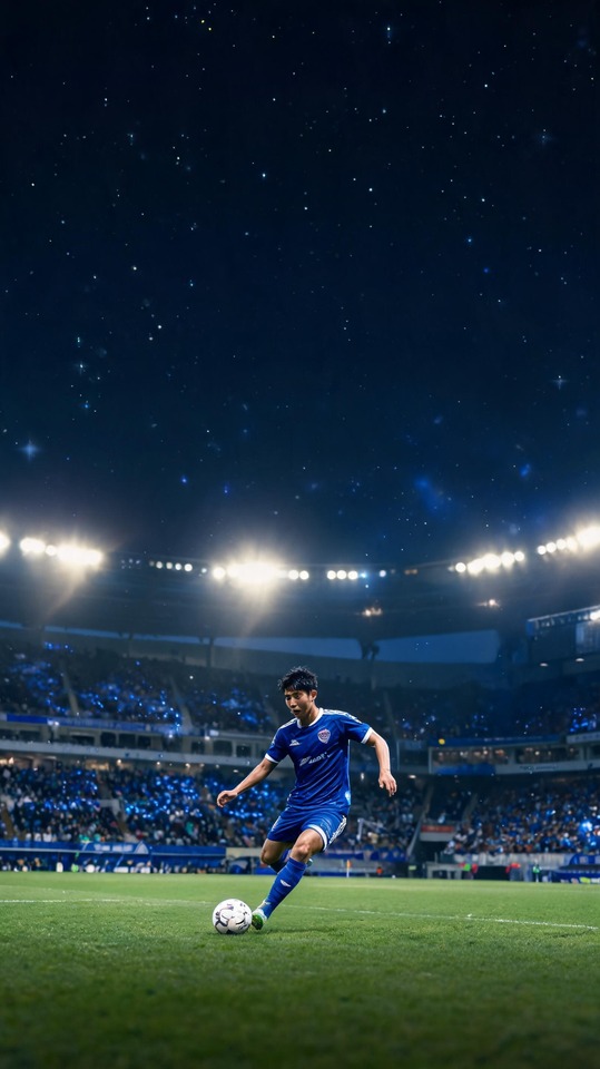 Ulsan vs Jeonbuk Match Starlight - 4K Mobile Wallpaper