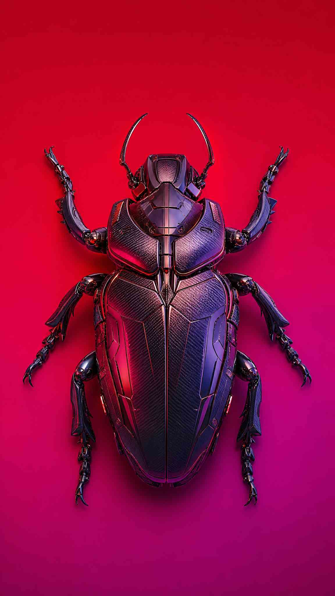 Mechanical Beetle Cybernetic - 4K Wallpaper