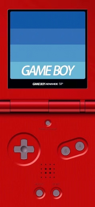 Game Boy Advance SP Roja - Fondo de Pantalla 4K