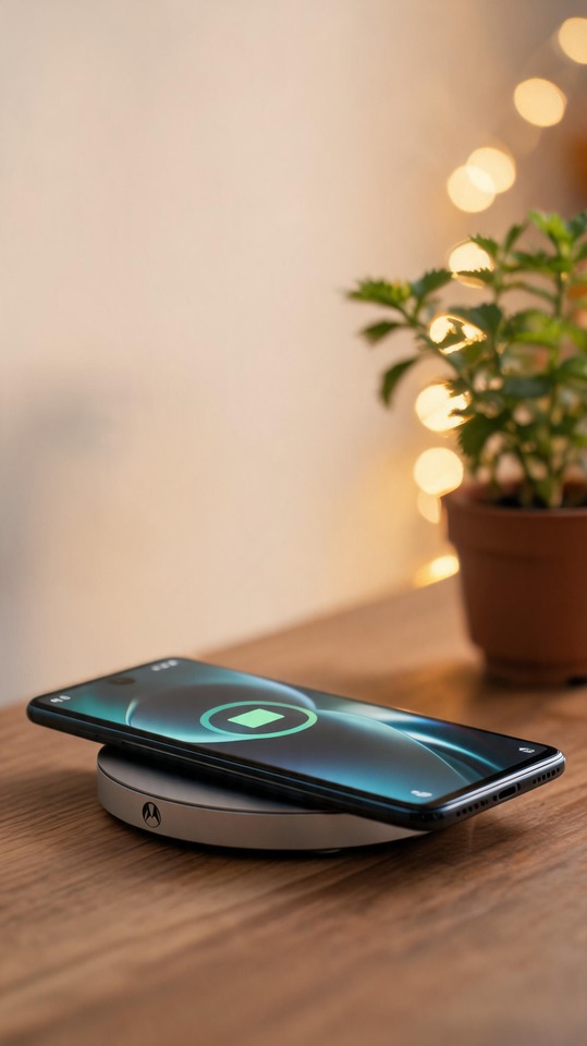 Motorola म ट र ल Edge 70 Max Charging - 4K Wallpaper