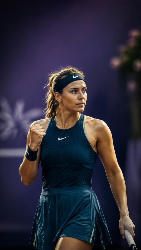 Paula Badosa en Acción - Fondo de Pantalla 4K de Tenis