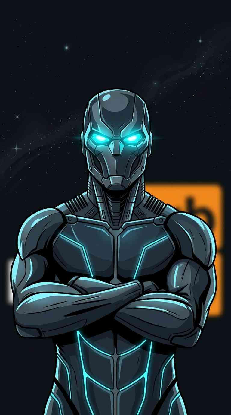 Futuristische Cyborg - 4K Handy Hintergrund