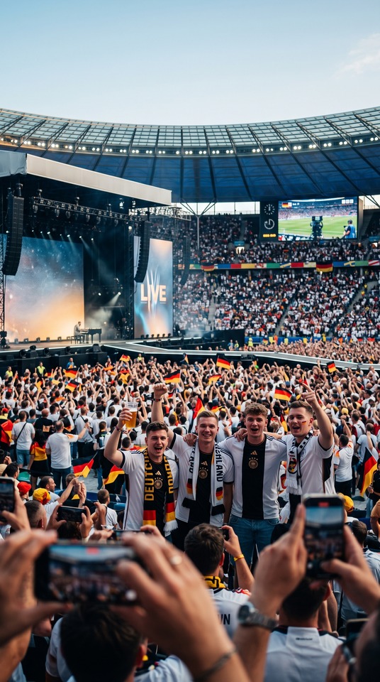 BBC World Cup Coverage Germany Fan Atmosphere - 4K Wallpapers