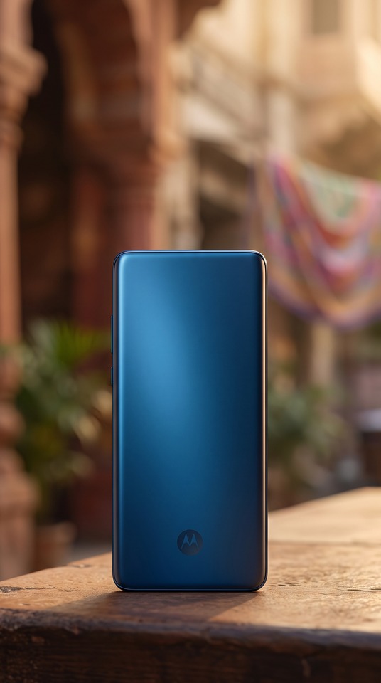 Motorola Edge 70 Max Satinblau - 4K Hintergrund