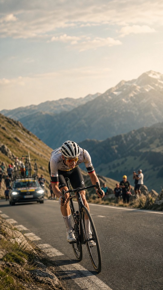 Tadej Pogacar Tour de France Stage Six - 4K Road Cycling Wallpaper