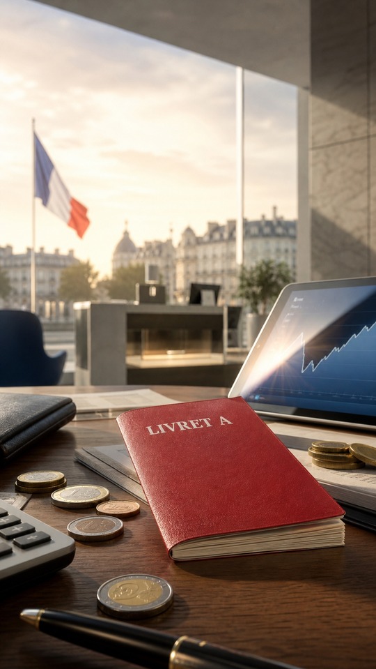 Livret A Taux & Financial Growth - 4K Wallpaper
