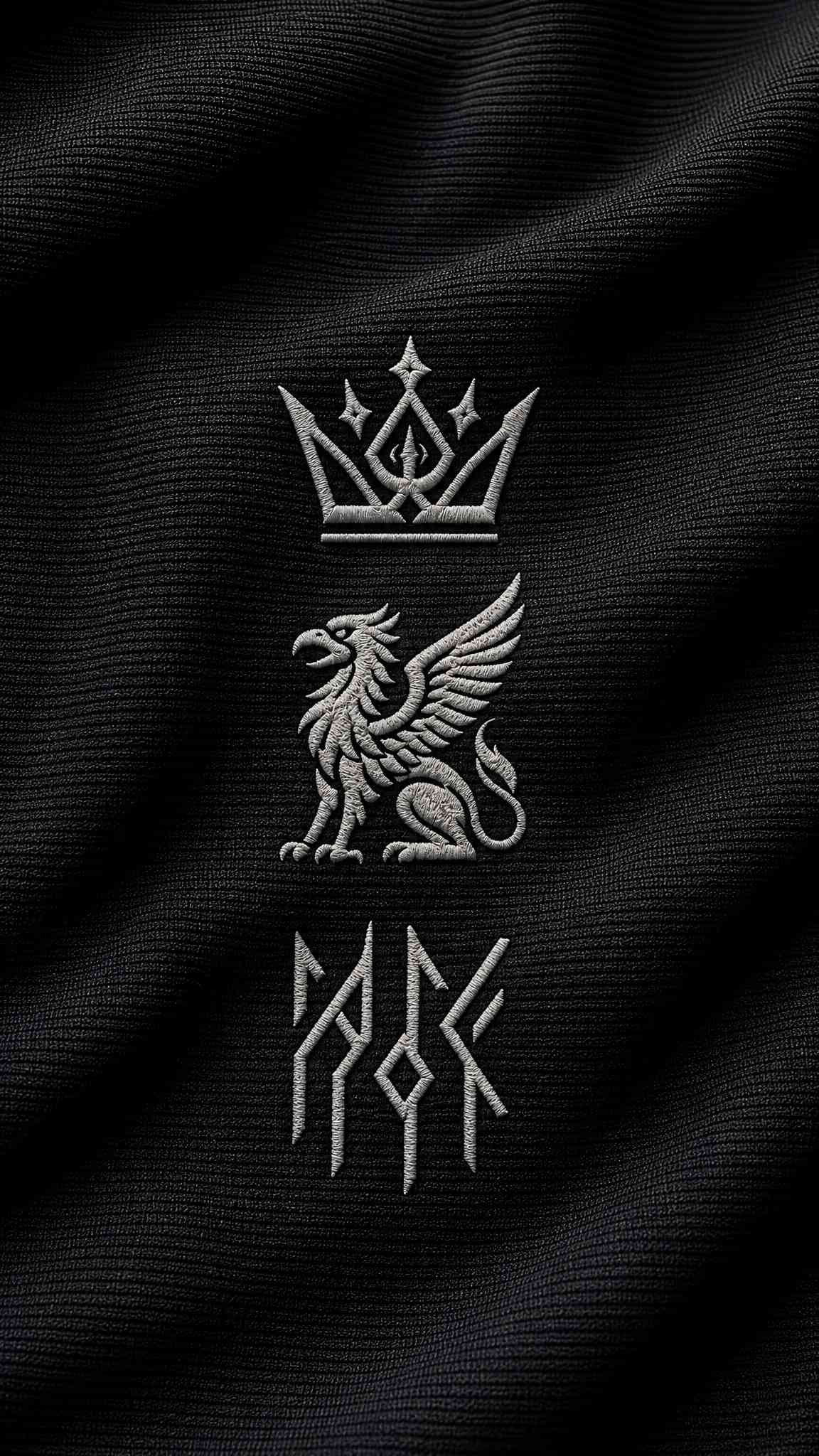 Regal Griffin & Crown 4K Mobile Wallpaper