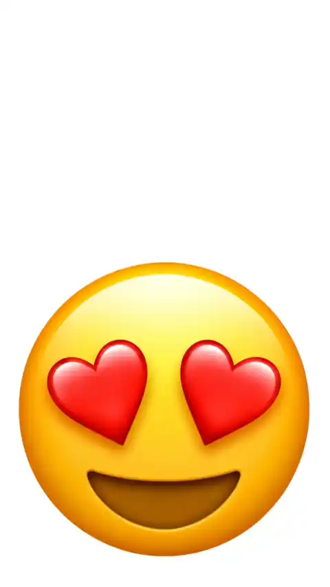 Heart Eyes Emoji Minimalist - Live Wallpaper