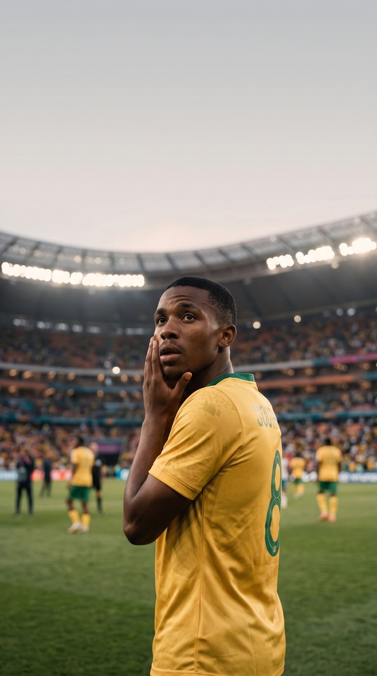 Jayden Adams South Africa Midfielder - 4K Wallpaper