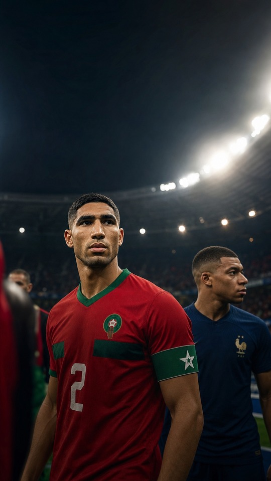 Hakimi Morocco Cinematic - 4K Mobile Wallpaper