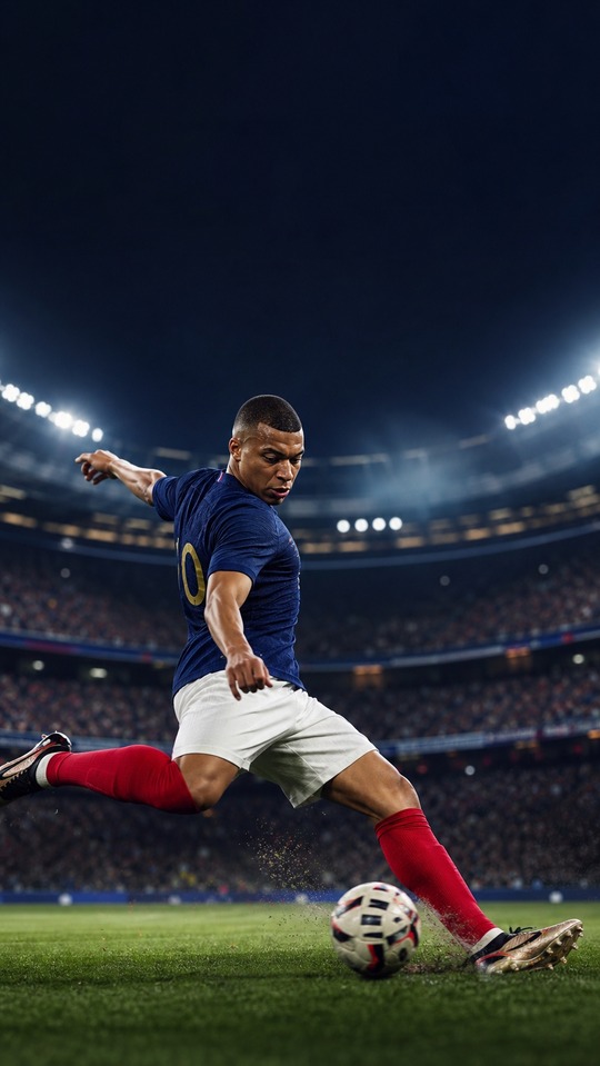 Kylian Mbappe France National Team - 4K Wallpaper
