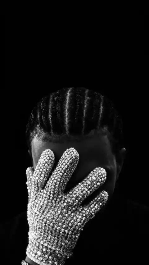 Michael Jackson Diamant Handschuh - Live Hintergrund