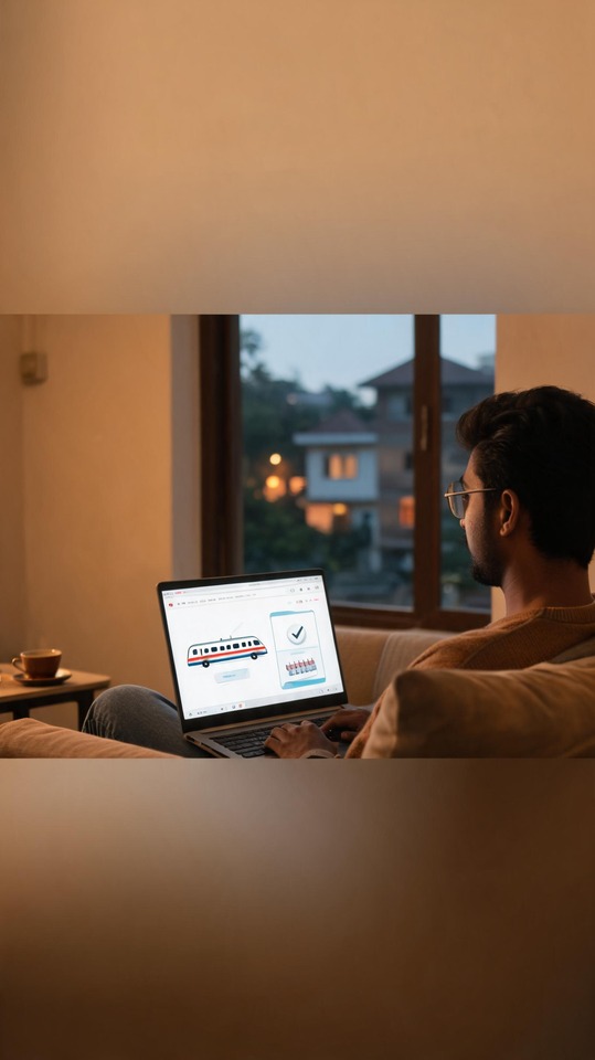 IRCTC New Website Experience - 4K Travel Wallpaper