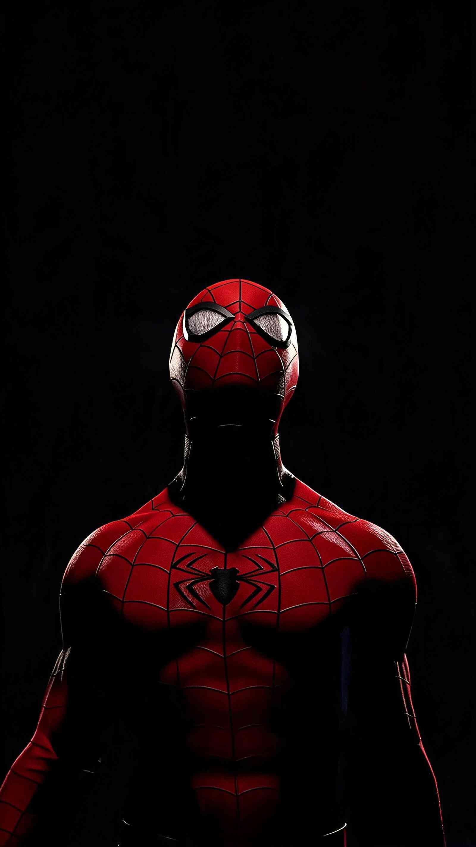 Spider-Man Red Suit 4K Wallpaper for Mobile Devices