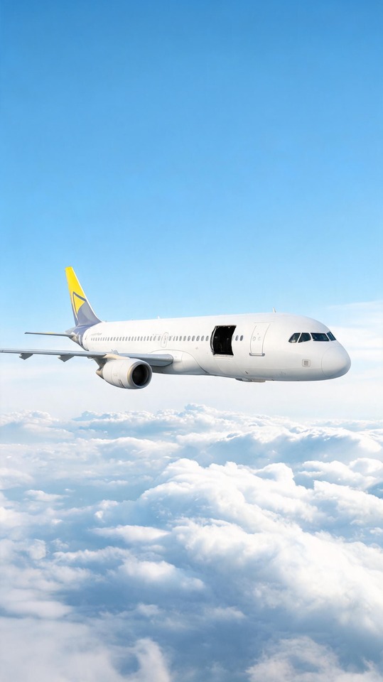 Passenger Aircraft (旅客機) Cinematic - 4K Phone Wallpaper