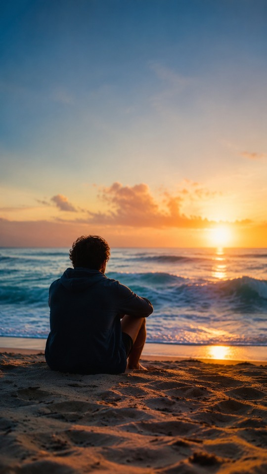 Crave the Ocean & Beach Sunset - 4K Wallpaper