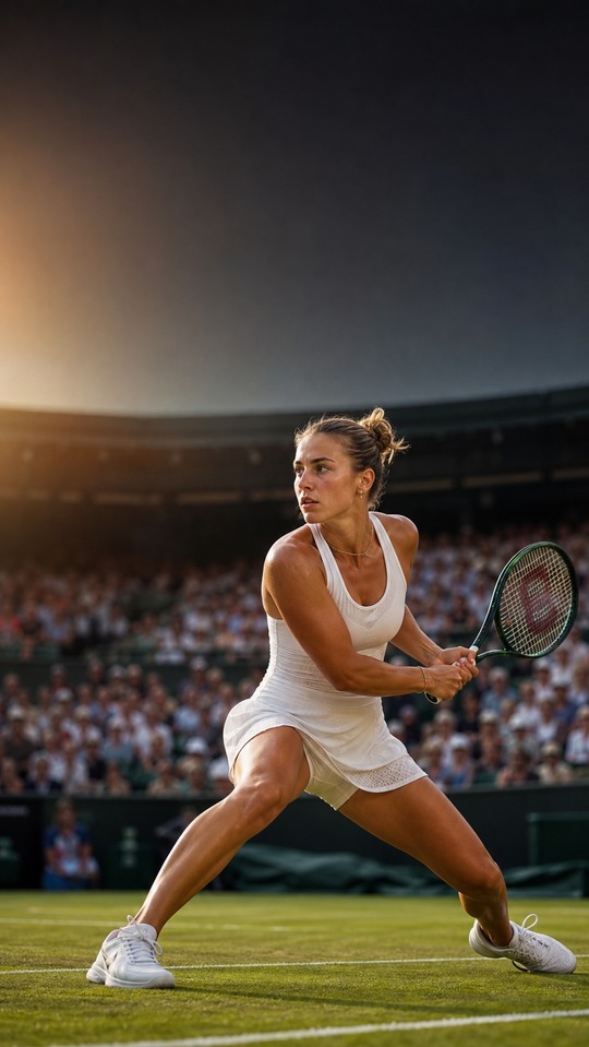 Marta Kostyuk Wimbledon Tennis - 4K Phone Background