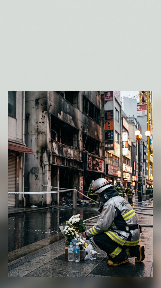 Dotonbori Fire Memorial Firefighter - 4K Wallpapers