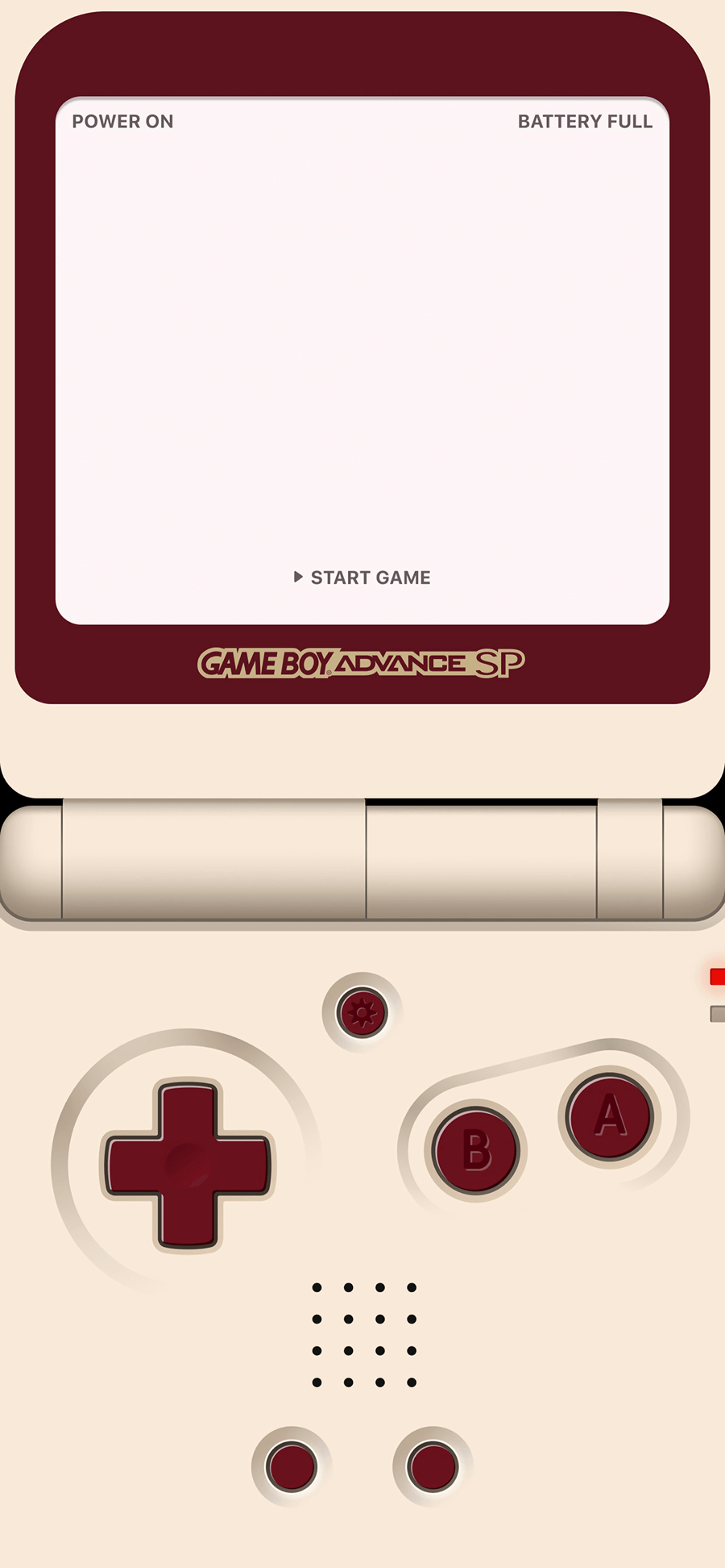 GBA SP Retro Handheld - 4K Handy Wallpaper
