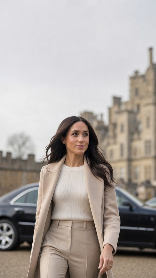 Meghan Duchess of Sussex Realistic Portrait - 4K Wallpaper