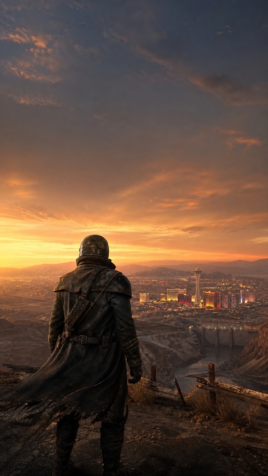 Fallout New Vegas Cinematic Ranger - 4K Wallpaper