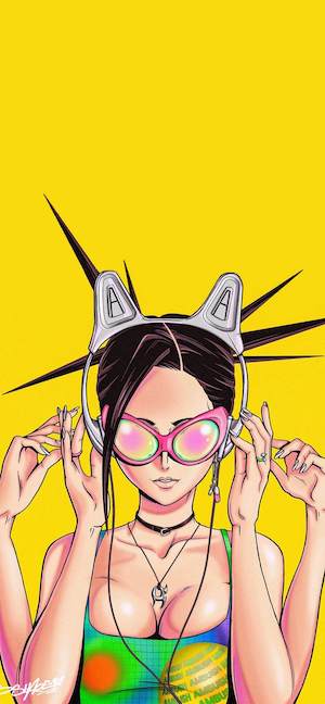 Cyberpunk Anime Girl Streetwear - 4K Wallpapers