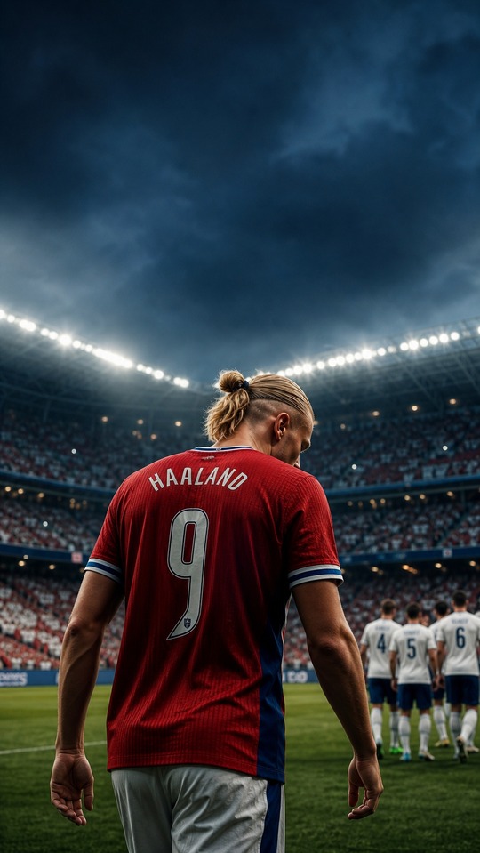 Erling Haaland Inglaterra Noruega - Fondo 4K para Celular