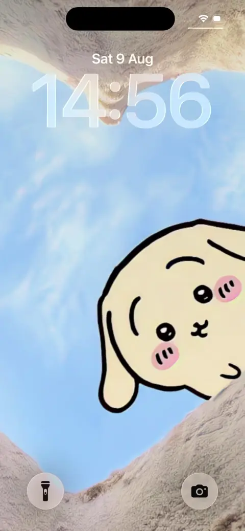 ゆるい子犬のイラスト - 4K 待ち受け壁紙