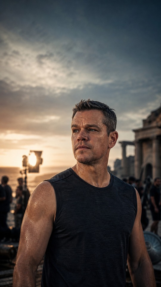 Matt Damon The Odyssey - Cinematic 4K Mobile Wallpaper