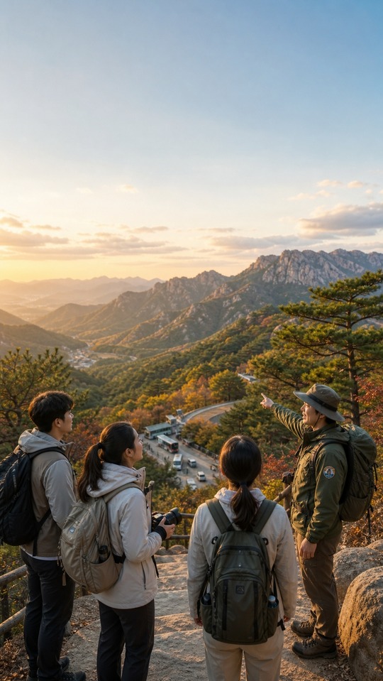 Korea Tourism National Park Trekking - 4K Wallpaper