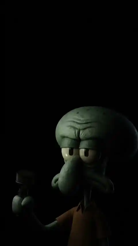 Grumpy Squidward 4K Live Wallpaper