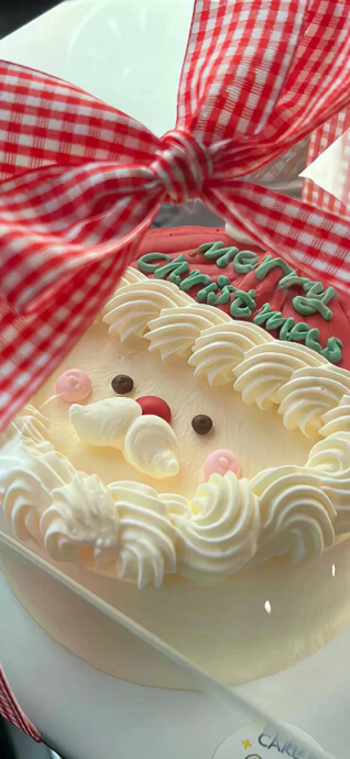 Pastel de Papá Noel - Fondos de Pantalla 4K