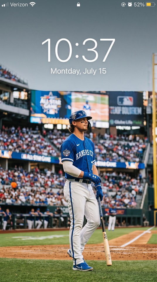 Bobby Witt Jr. All-Star Game - 4K Phone Wallpaper