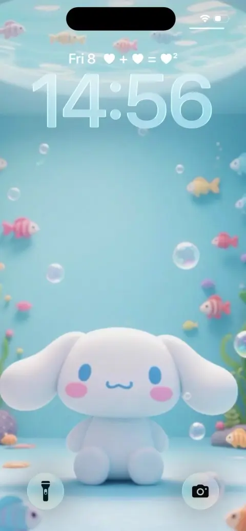 Cinnamoroll Bajo el Mar - Fondo para Celular 4K