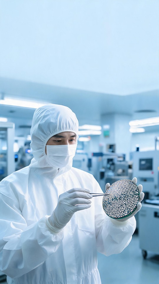 Kinsus Tech Semiconductor Wafer - 4K Wallpaper