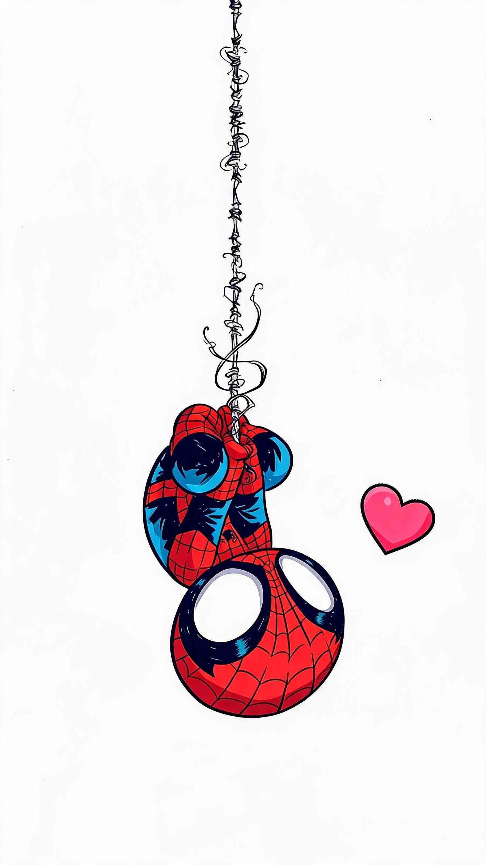 Chibi Spider-Man 4K Mobile Wallpaper & Lock Screen