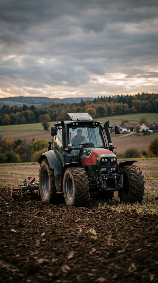 Traktor Deutz-Fahr Realistic Scene - 4K Wallpaper