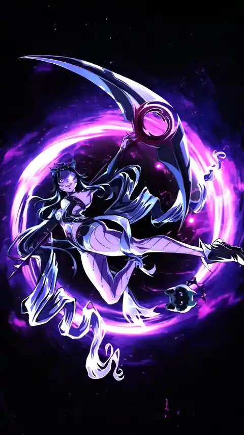 Anime Sense Kriegerin Lila - Live Hintergrundbild