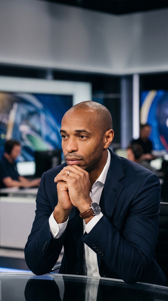 Thierry Henry Studio Portrait - 4K Background