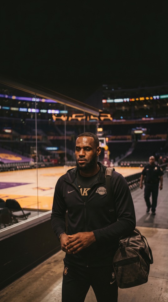 LeBron James Lakers Arena Tunnel - 4K Wallpapers