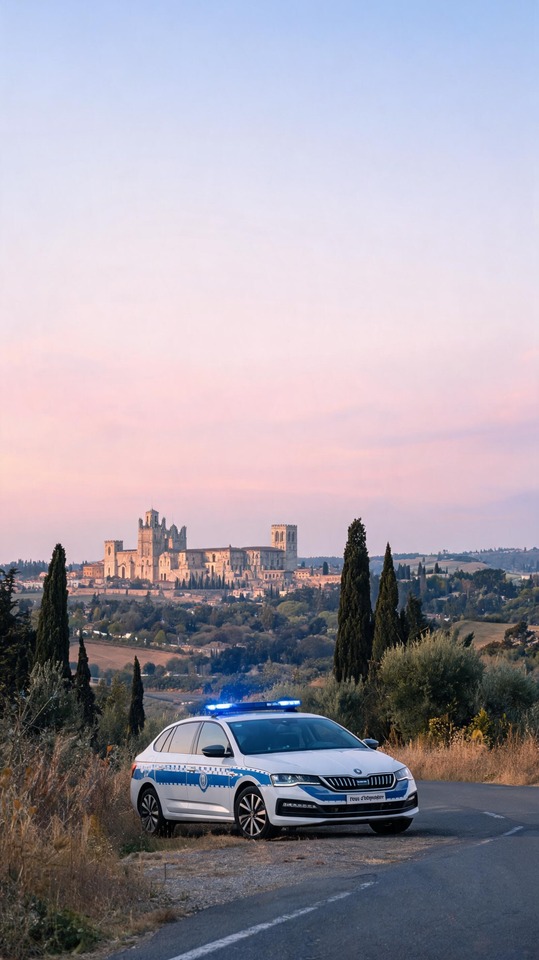 refus d'obtempérer - Polizei 4K Hintergrundbild