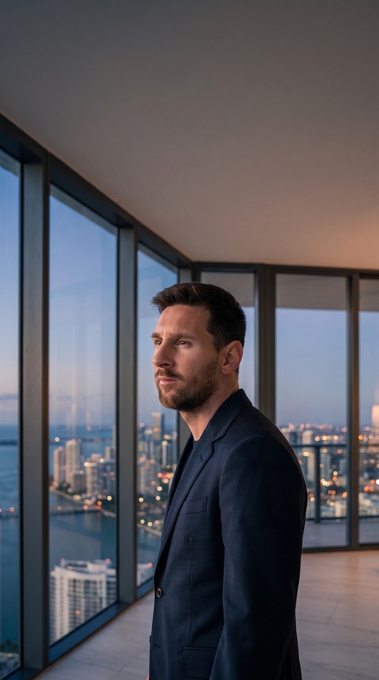 Lionel Messi Net Worth Cinematic Suit - 4K Wallpaper