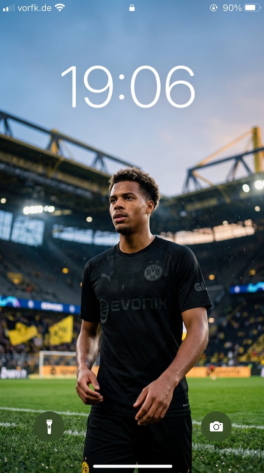 Felix Nmecha BVB Black Edition - 4K Wallpaper