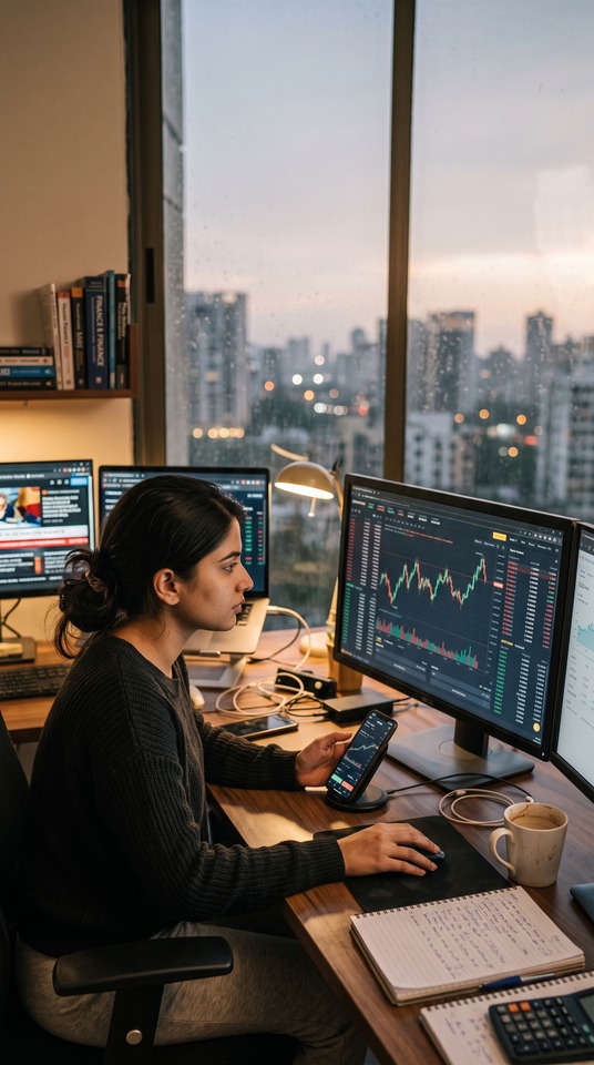Trading de Criptomonedas - Fondo de Pantalla 4K