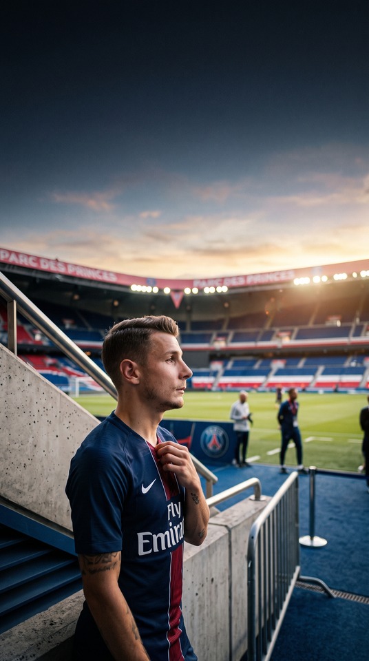 PSG リュカ・ディニュ - 4K 待ち受け