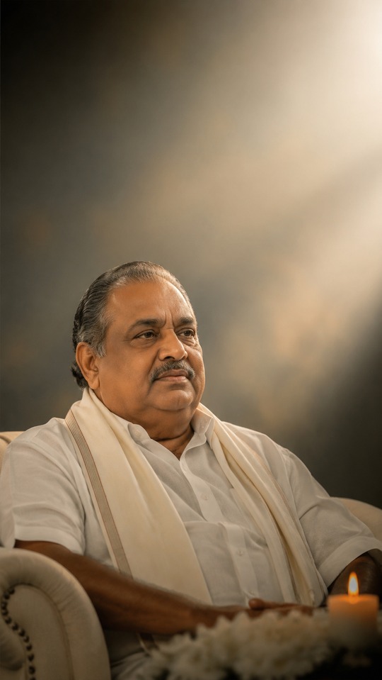 Mudragada Padmanabham Memorial Portrait - 4K Wallpaper