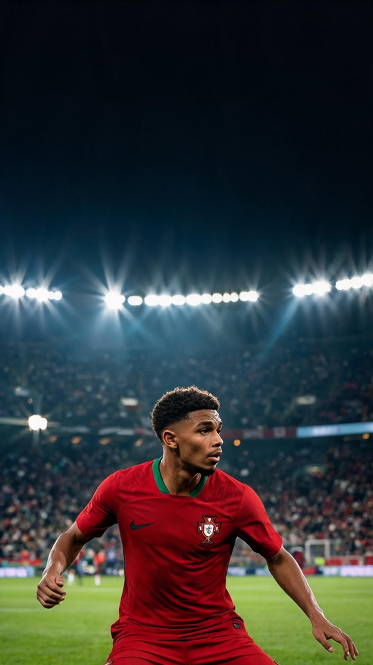 Nuno Mendes Portugal National Team - 4K Phone Wallpaper