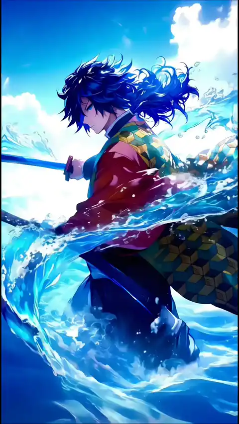 Giyu Tomioka Atmung des Wassers Live Hintergrund
